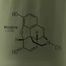Molekulární struktura Morfin