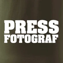 Novinář nápis - Press Fotograf