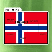 Norsko vlajka další státy