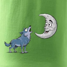 Parové triko - Vlk a měsíc