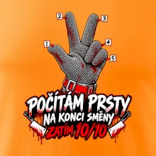 Řezník počítám prsty na konci směny