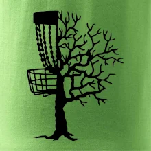Disc golf pozor strom