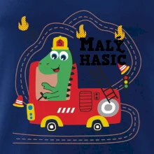 Malý hasič - auto a dinosaurus