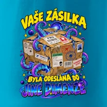 Vaše zásilka byla odeslána do jiné dimenze