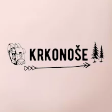 Krkonoše nápis