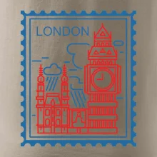 Londýn známka jednoduchá