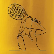 Tenistka  jednim tahem