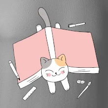 Učení na státnice kočka