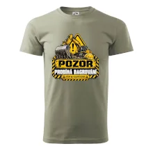 Pozor probíhá bagrování vstup na vlastní riziko