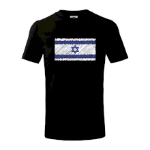 Vlajka Izrael kreslená