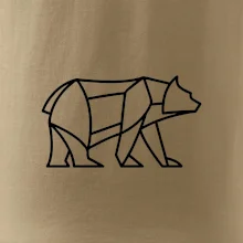 Geometrie lední medvěd chodící