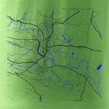 Dvůr Králové nad Labem mapa s vodními toky