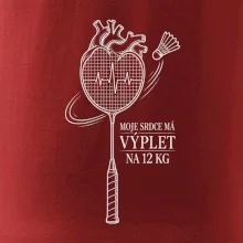 Badminton srdce s výpletem