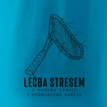 Léčba stresem rozmlácená raketa