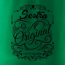 Vintage nejlepší sestra 100% kvalita