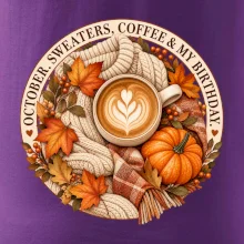 October sweaters coffee my birthday podzimní káva a svetr