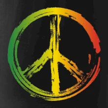 Peace symbol paint