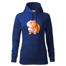 Morče - kreslené, bílo oranžové