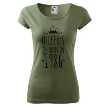 Queens are born in 1986