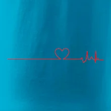 Poker EKG srdce červené