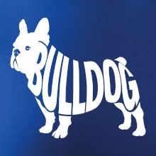 Bulldog  nápis v těle