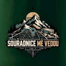 Souřadnice mě vedou horská mapa
