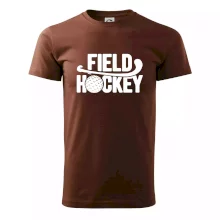 Field hockey míček a nápis