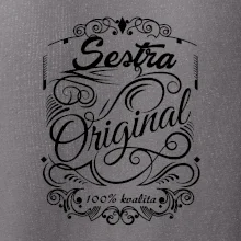 Vintage nejlepší sestra 100% kvalita