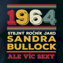 1964 stejný ročník jako Sandra Bullock
