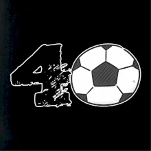 Fotbal kulaté narozeniny 40