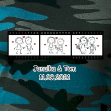 Svatební den - váš nápis (Hana-creative)