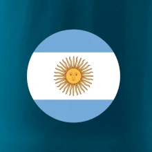 Argentina vlajka kulatá