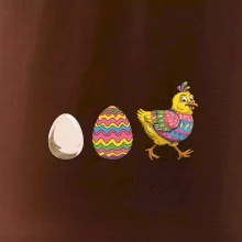 Evoluce vajíčka - velikonoce - slepice