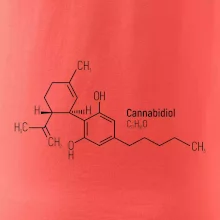 Molekulární struktura CBD (Canabidiol)