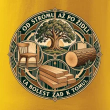 Od stromu až po dřevěnou židli