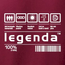 Čárový kód - Legenda