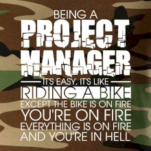 Being A Project Manager - bike