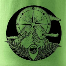 Cestování - hory kompas