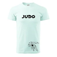 Judo nápis + postavy