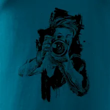 Fotograf kreslený tužkou