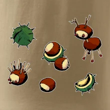 Kaštanová zvířátka - obdelník