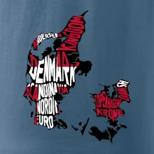 Mapy - názvy měst - Dánsko