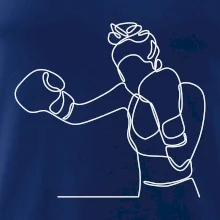 Žena boxerka jedním tahem