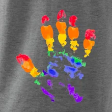 LGBT hand print