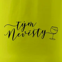 Tým nevěsty červené víno