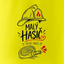 Malý hasič s velkým srdcem - minimalistická kresba