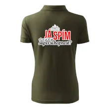 Já spím - tvoje superschopnost? rovný nápis