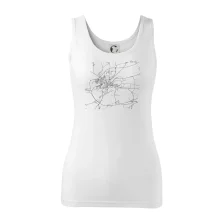 Mapy měst černobílé Slaný