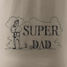Kreslený nápis super dad