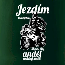 Silniční motorka - jezdím tak rychle, aby mi můj anděl strážný stačil